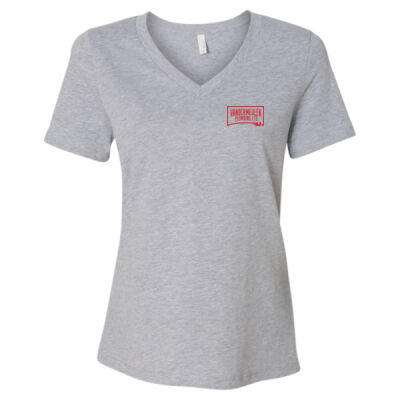 Bella+Canvas Relaxed Heather V-Neck Tee Thumbnail