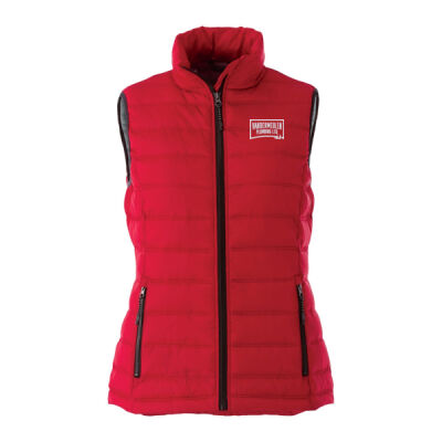 Mercer Puffy Vest - Ladies (Red) Thumbnail