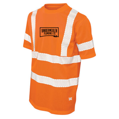 Polyester Jersey Short Sleeve Safety T-shirt Thumbnail